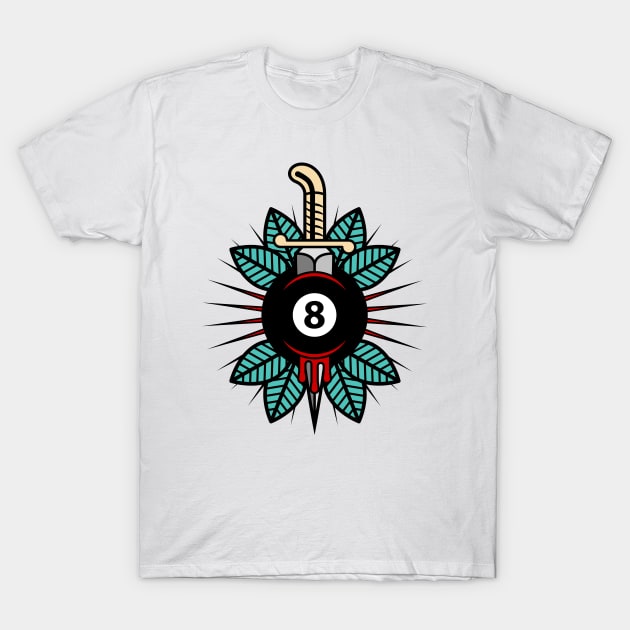 Eightball Tattoo T-Shirt by Woah_Jonny